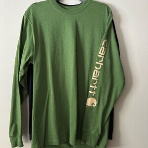 Carhartt Men's Green Long Sleeve Shirt